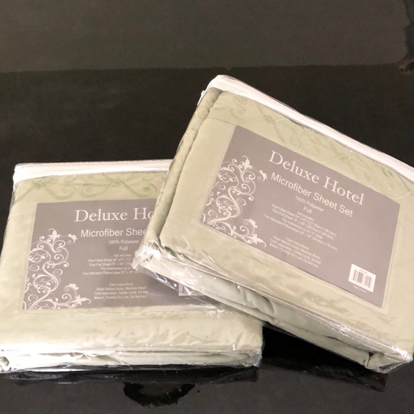 NWT Microfiber Full Sheets - Picture 5 of 5